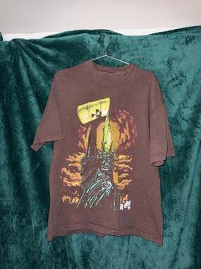 Half Evil 333 Toxic Waste Liberty Statue 'We're F*cked' World Tour Brown Size L